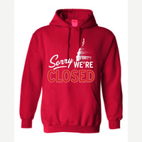 Sorry, We're Closed (Capitol) — Hoodie / Red