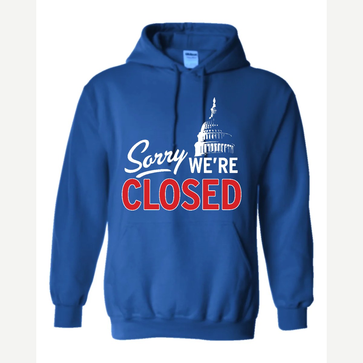 Sorry, We're Closed (Capitol) — Hoodie / Royal