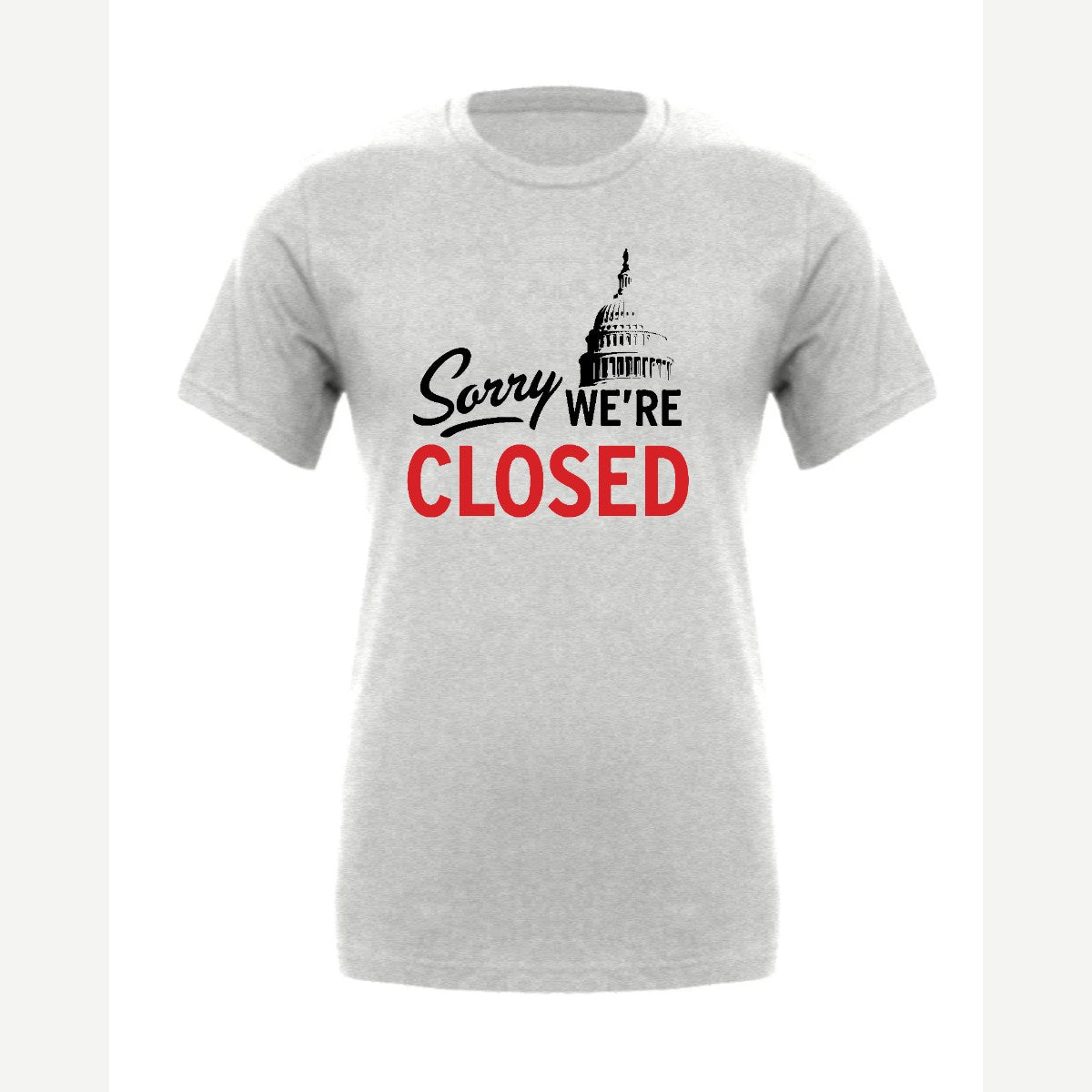 Sorry, We're Closed (Capitol) — Premium Tee / Athletic Heather