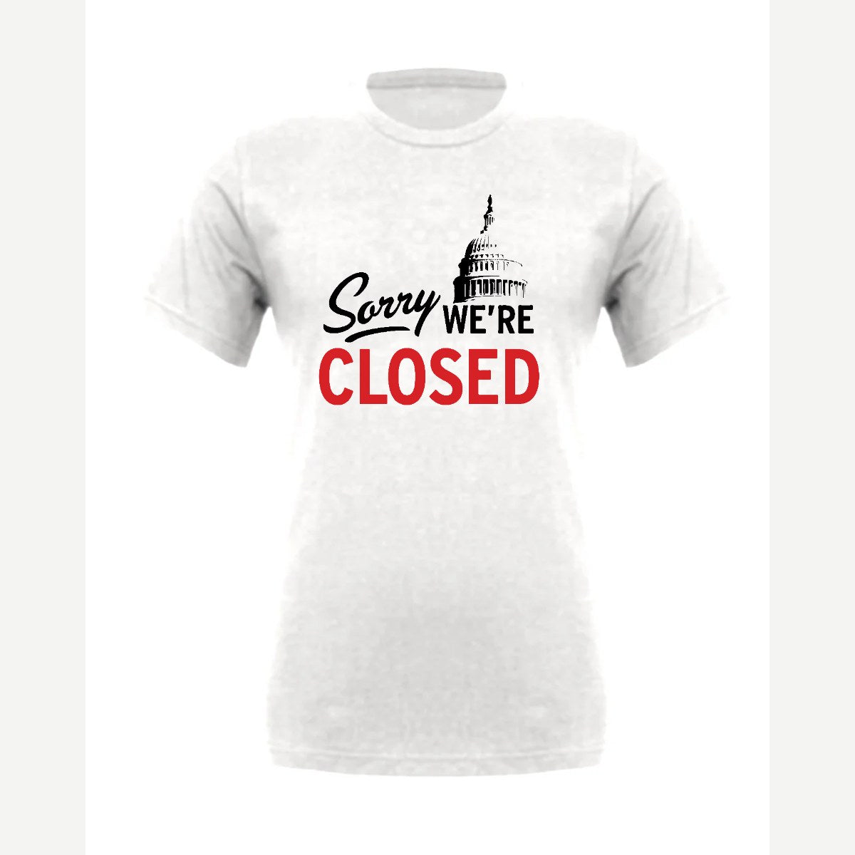 Sorry, We're Closed (Capitol) — Premium Tee / White