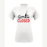 Sorry, We're Closed (Capitol) — Premium Tee / White