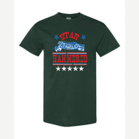 Star Spangled Hammered — Classic Tee / Forest Green