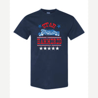 Star Spangled Hammered — Classic Tee / Navy