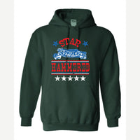 Star Spangled Hammered — Hoodie / Forest Green