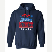 Star Spangled Hammered — Hoodie / Navy