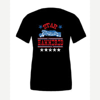 Star Spangled Hammered — Premium Tee / Black