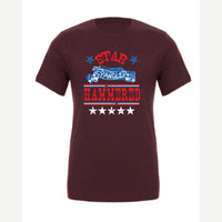 Star Spangled Hammered — Premium Tee / Maroon