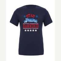 Star Spangled Hammered — Premium Tee / Navy
