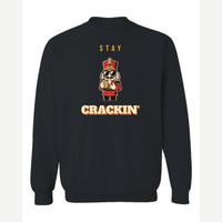 Stay Crackin' (Nutcracker) — Crewneck Sweatshirt / Black