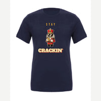 Stay Crackin' (Nutcracker) — Premium Tee / Navy