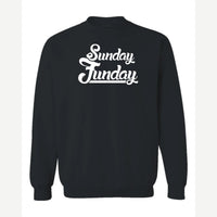 Sunday Funday — Crewneck Sweatshirt / Black