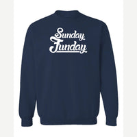 Sunday Funday — Crewneck Sweatshirt / Navy