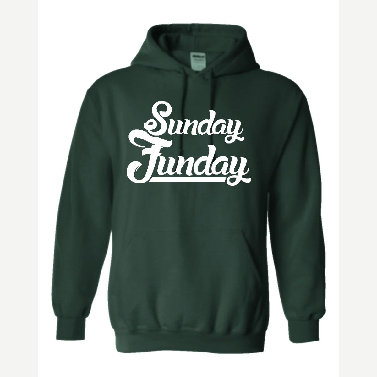 Sunday Funday — Hoodie / Forest Green