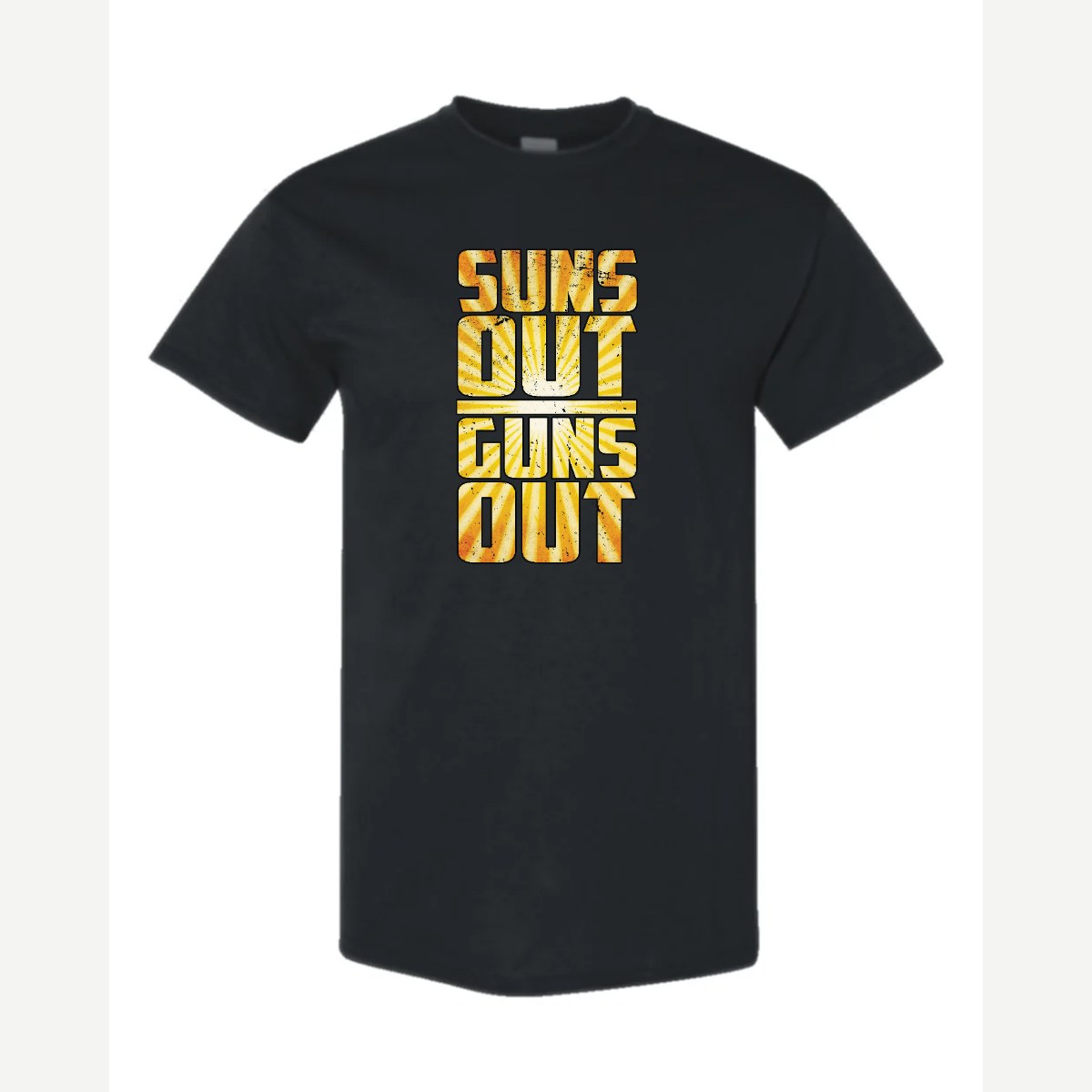 Suns Out Guns Out — Classic Tee / Black