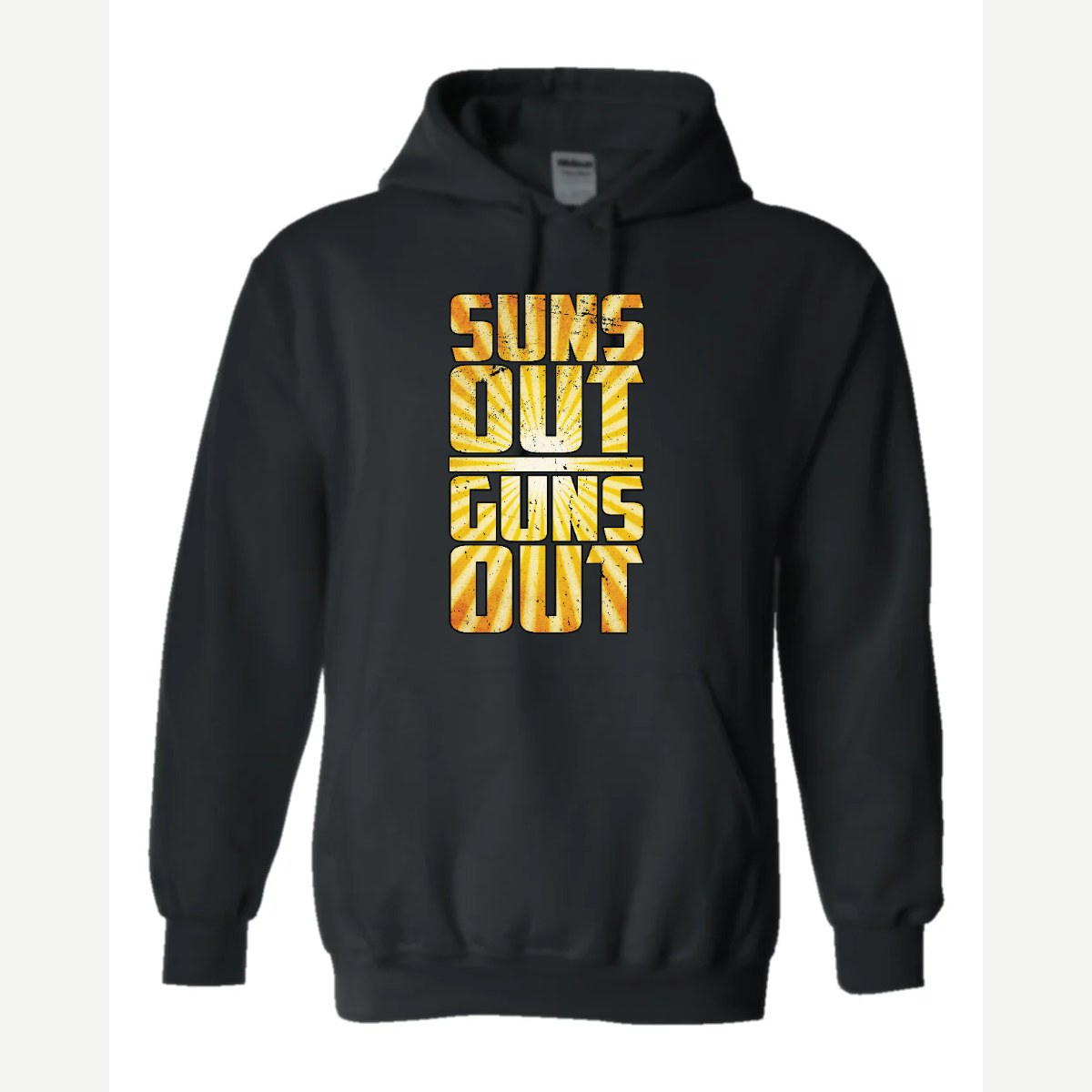 Suns Out Guns Out — Hoodie / Black