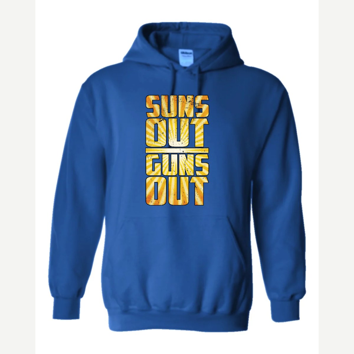 Suns Out Guns Out — Hoodie / Royal