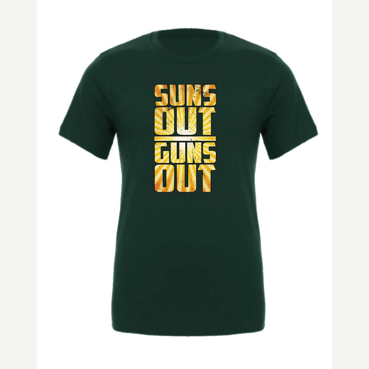Suns Out Guns Out — Premium Tee / Forest