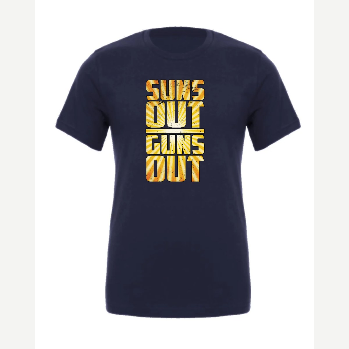 Suns Out Guns Out — Premium Tee / Navy