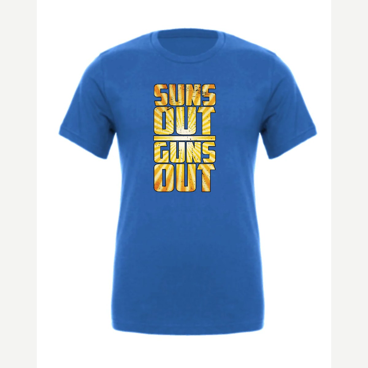 Suns Out Guns Out — Premium Tee / True Royal