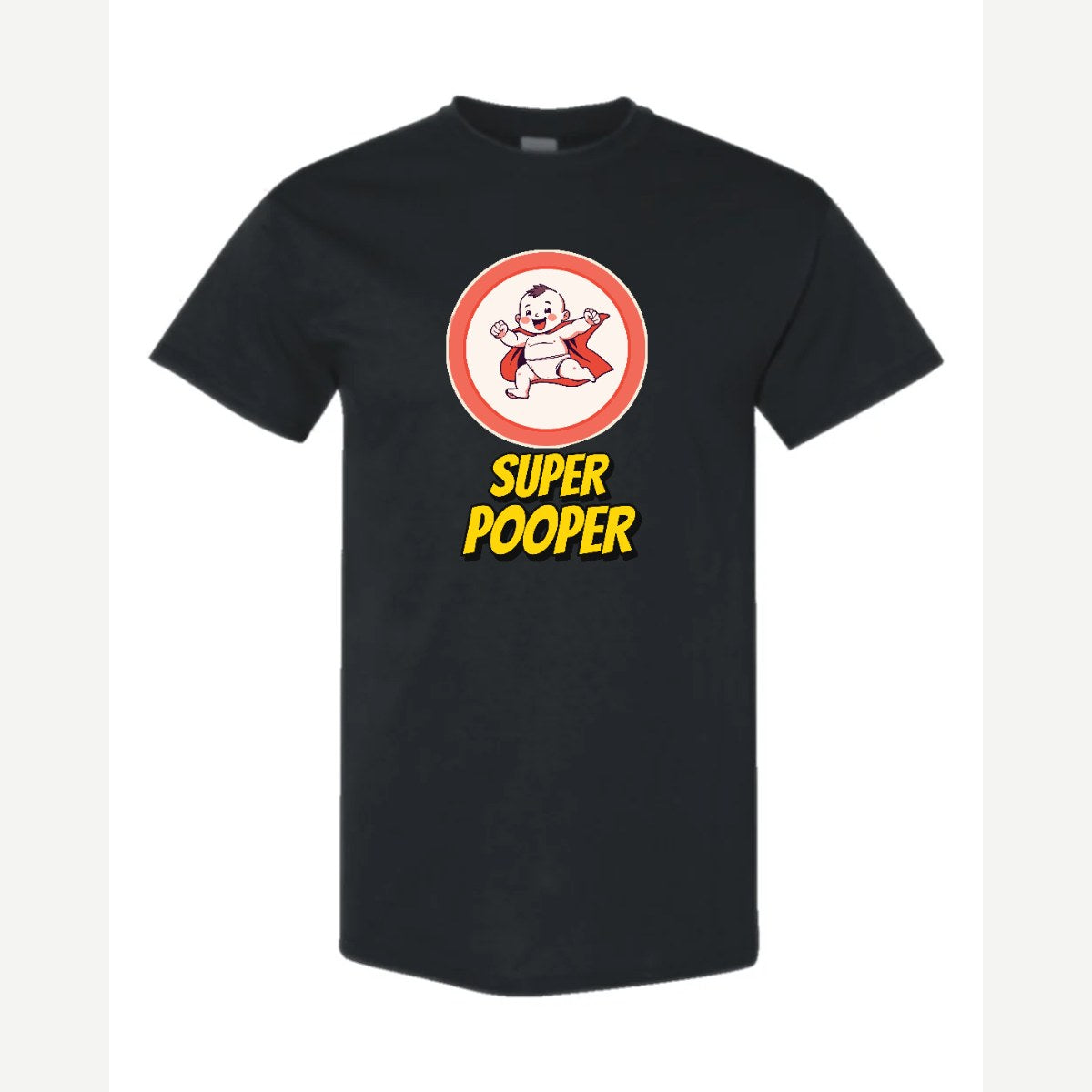 Super Pooper — Classic Tee / Black