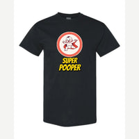 Super Pooper — Classic Tee / Black