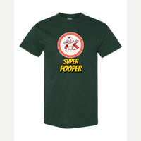 Super Pooper — Classic Tee / Forest Green