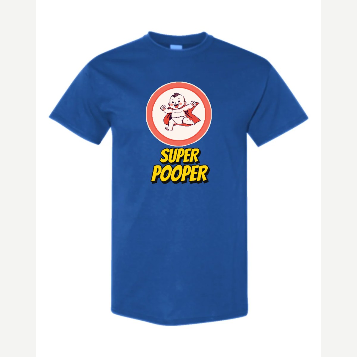 Super Pooper — Classic Tee / Royal