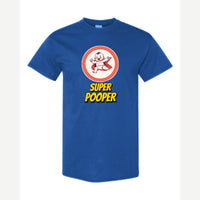 Super Pooper — Classic Tee / Royal