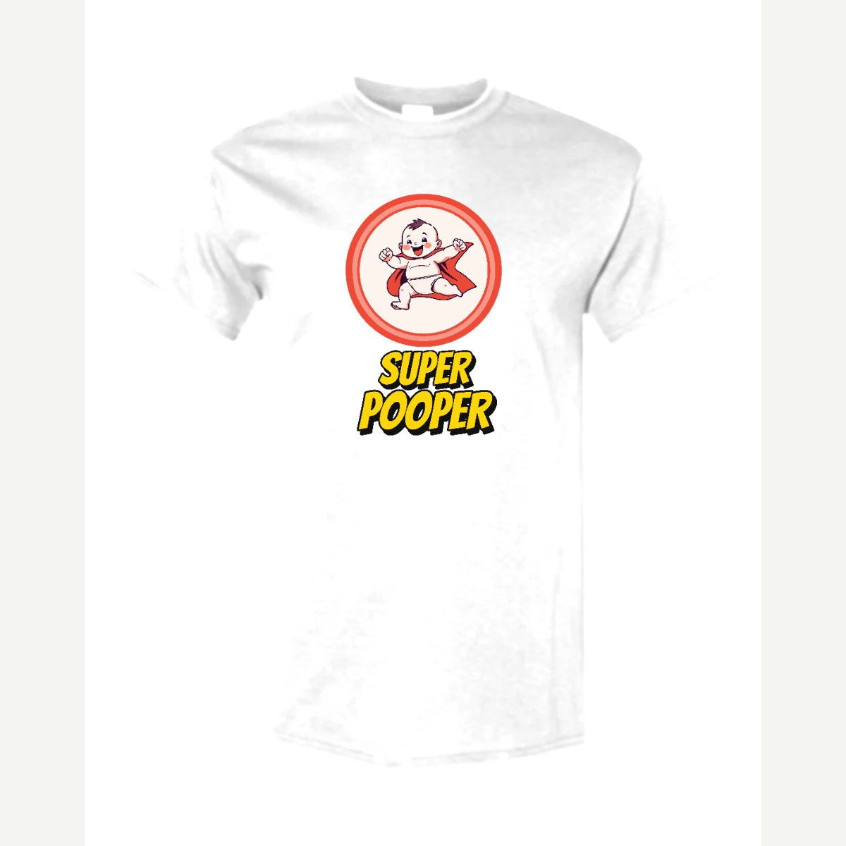 Super Pooper — Classic Tee / White