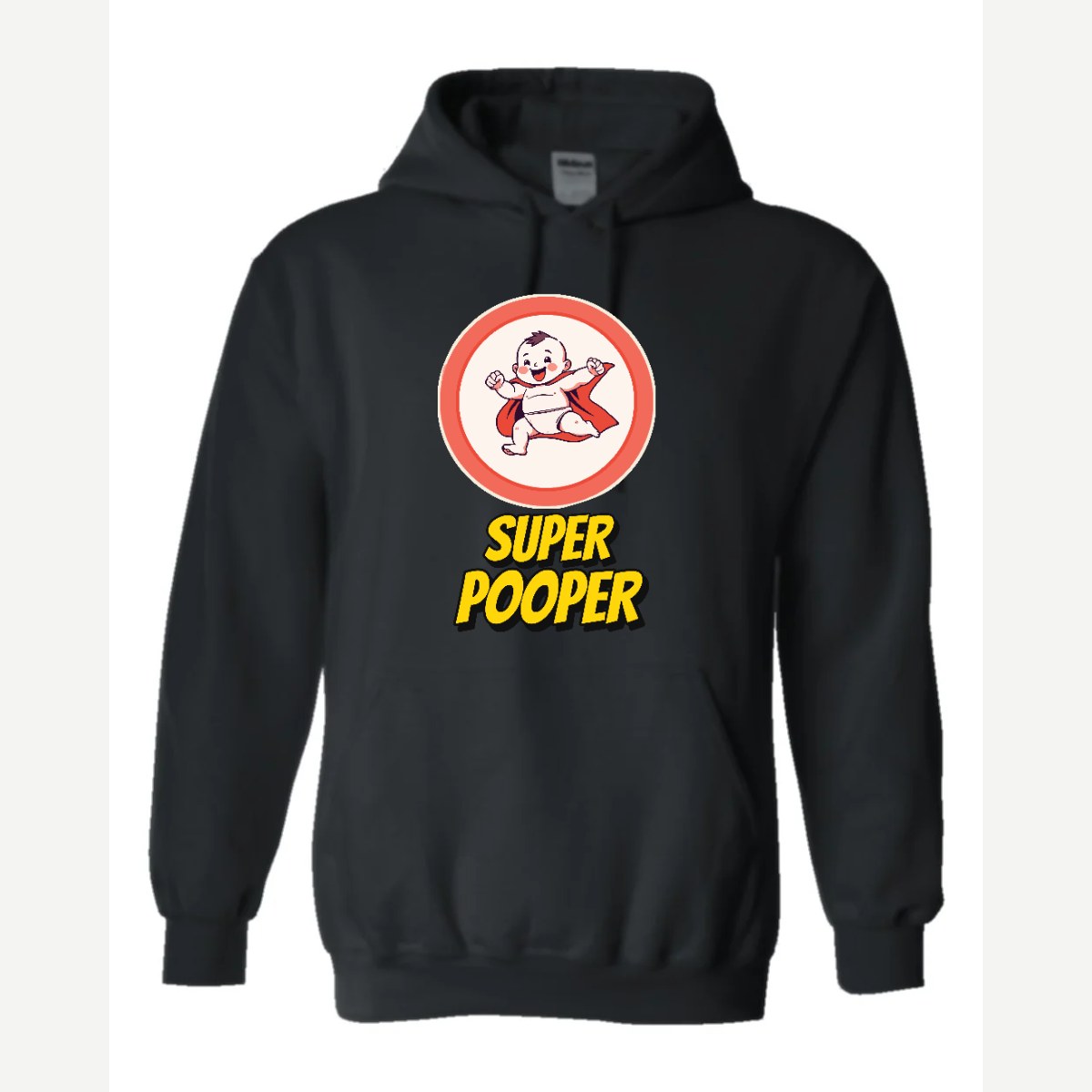 Super Pooper — Hoodie / Black