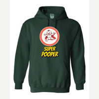 Super Pooper — Hoodie / Forest Green