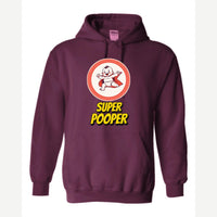 Super Pooper — Hoodie / Maroon