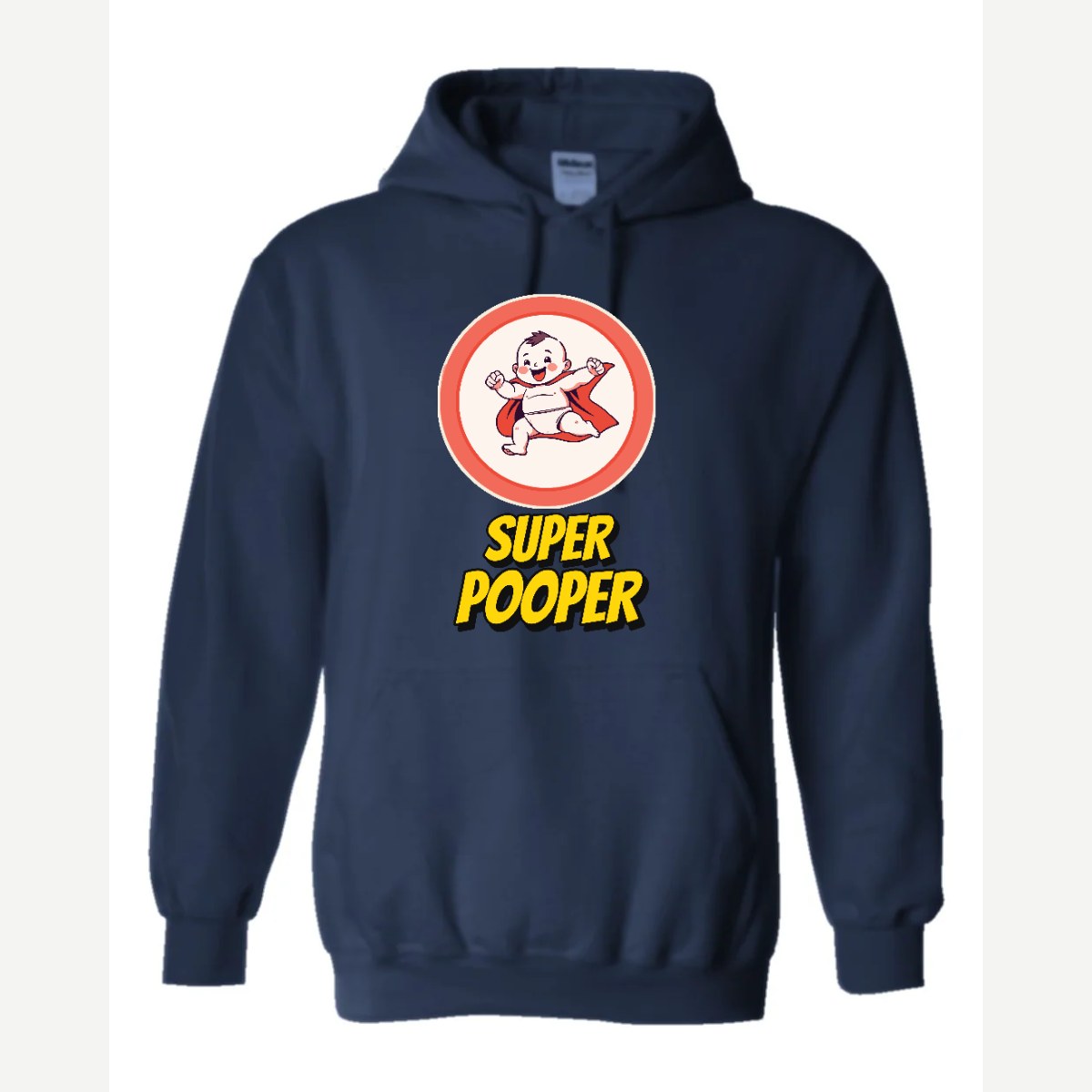 Super Pooper — Hoodie / Navy