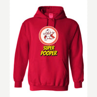 Super Pooper — Hoodie / Red