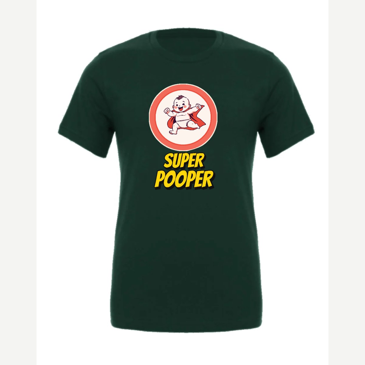 Super Pooper — Premium Tee / Forest