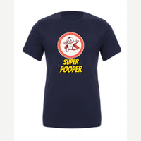 Super Pooper — Premium Tee / Navy