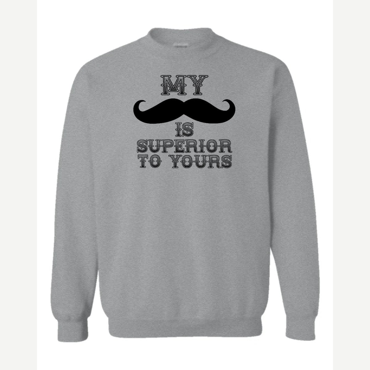 Superior Stash — Crewneck Sweatshirt / Sport Grey