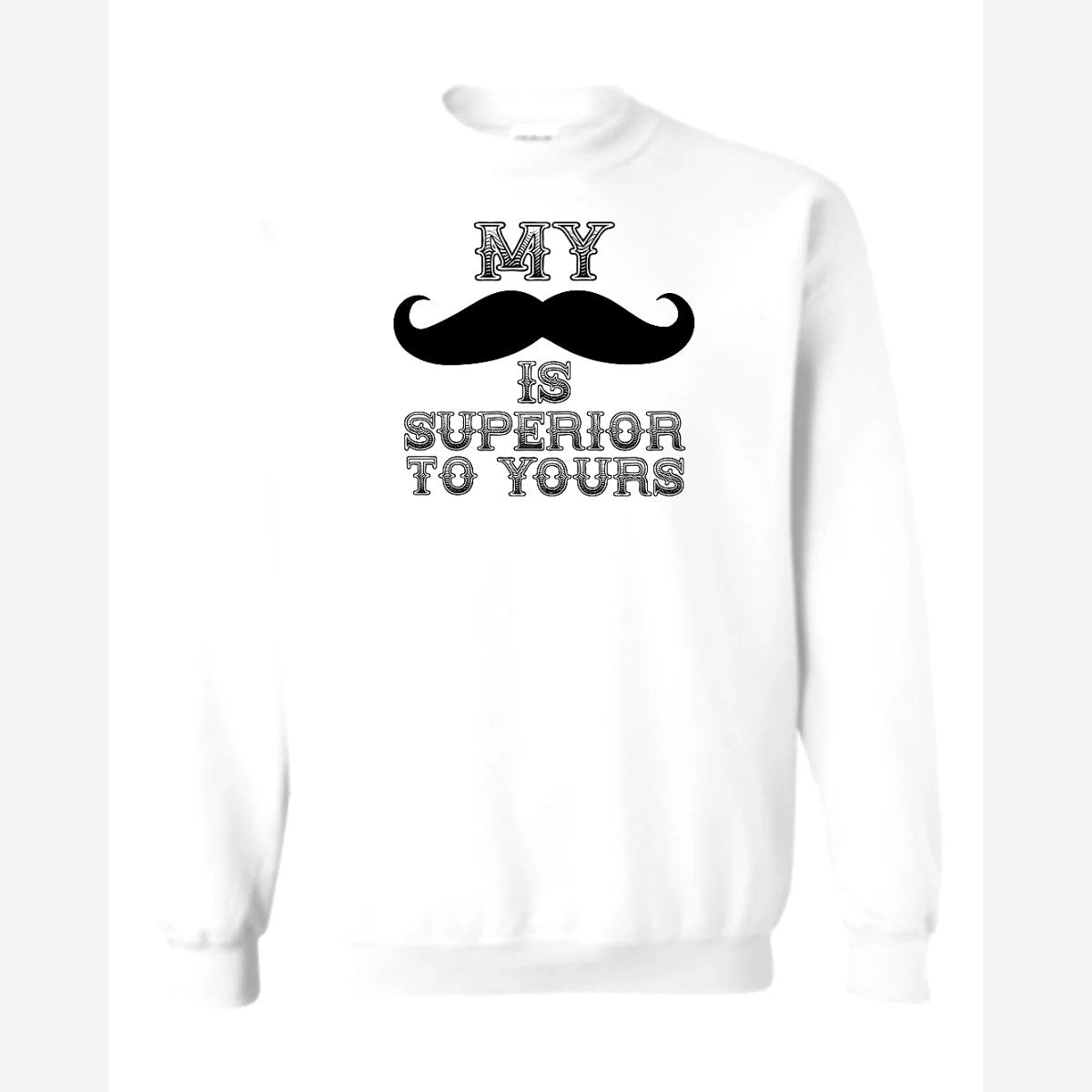 Superior Stash — Crewneck Sweatshirt / White