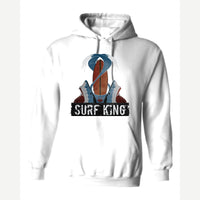 Surf King — Hoodie / White