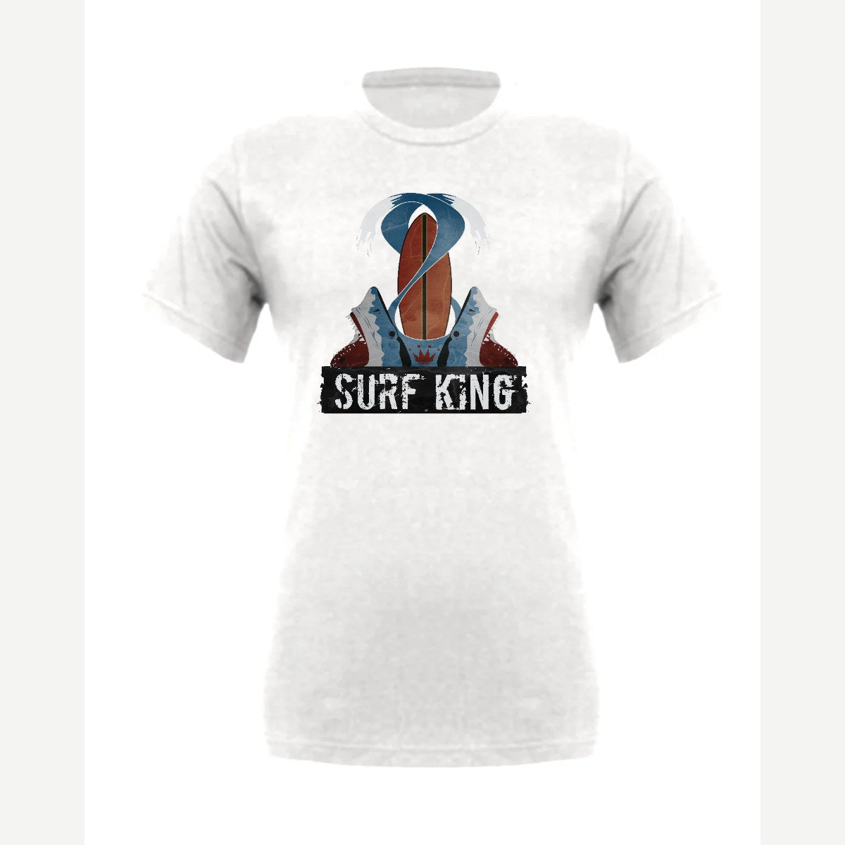 Surf King — Premium Tee / White