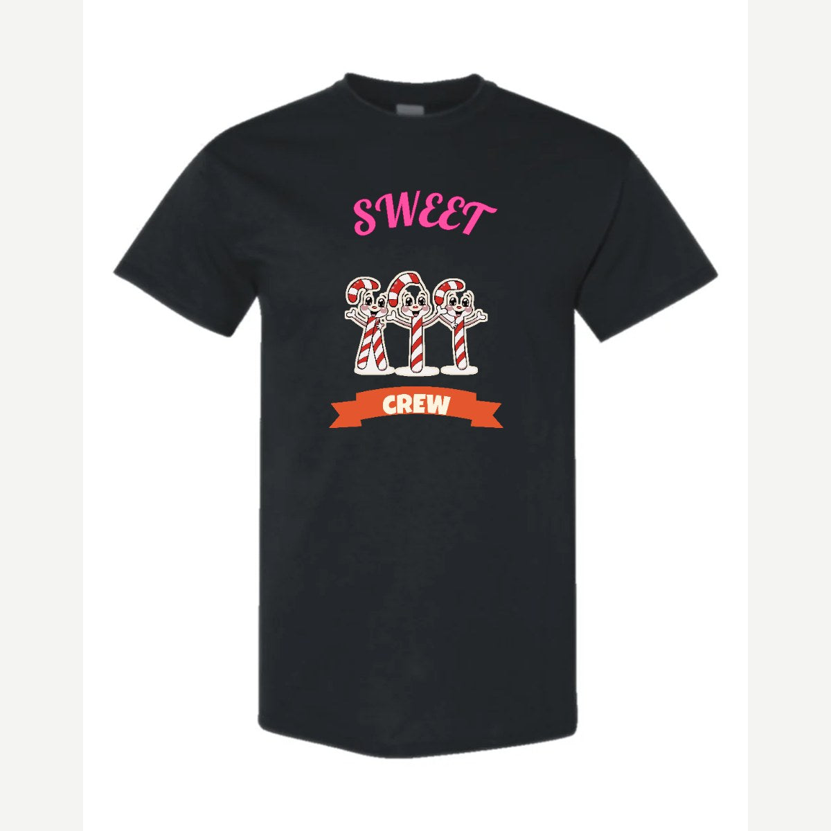 Sweet Crew (Candy Canes) — Classic Tee / Black