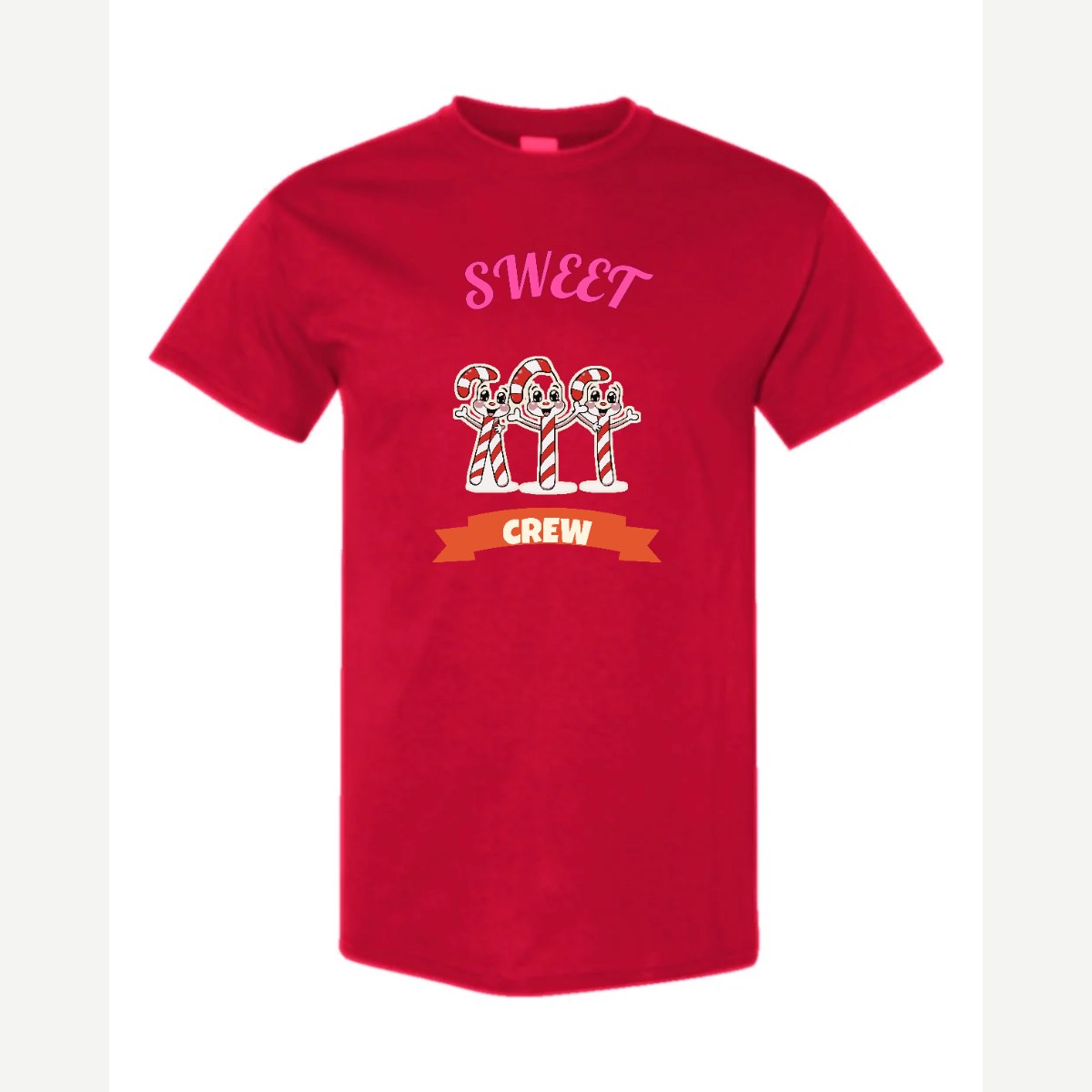 Sweet Crew (Candy Canes) — Classic Tee / Red