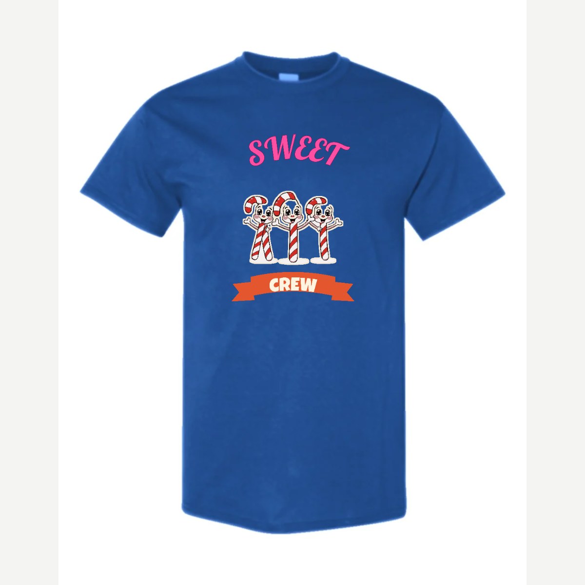 Sweet Crew (Candy Canes) — Classic Tee / Royal