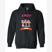 Sweet Crew (Candy Canes) — Hoodie / Black