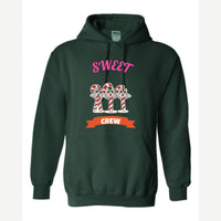Sweet Crew (Candy Canes) — Hoodie / Forest Green