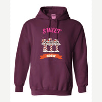 Sweet Crew (Candy Canes) — Hoodie / Maroon