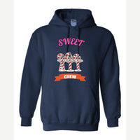 Sweet Crew (Candy Canes) — Hoodie / Navy