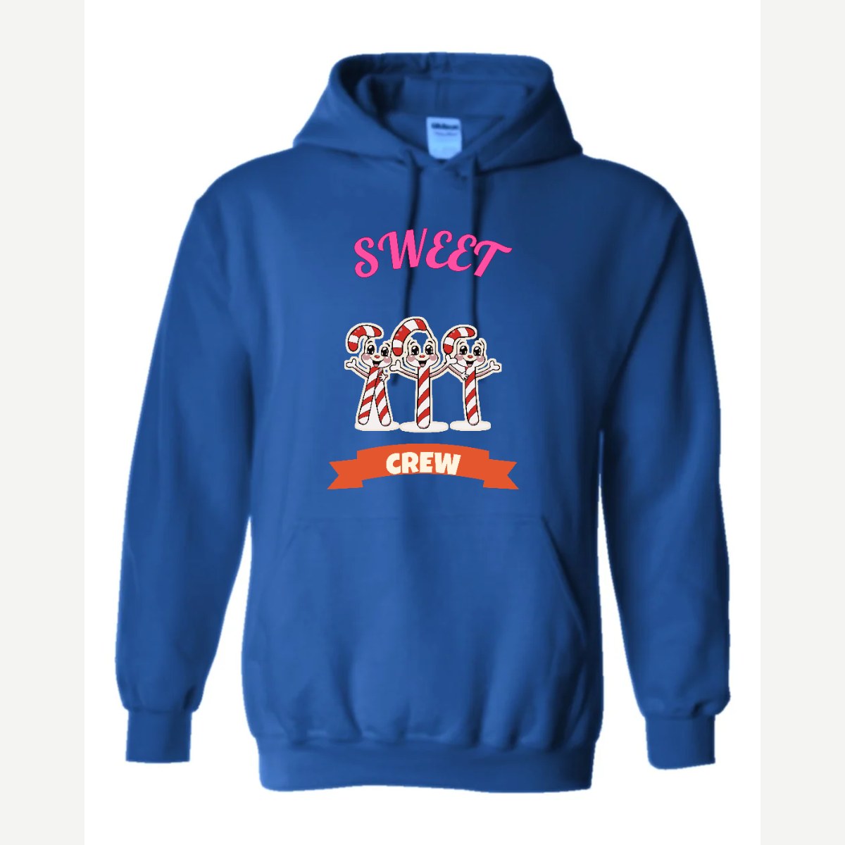 Sweet Crew (Candy Canes) — Hoodie / Royal