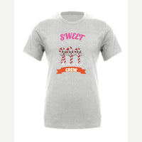 Sweet Crew (Candy Canes) — Premium Tee / Athletic Heather