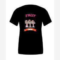 Sweet Crew (Candy Canes) — Premium Tee / Black